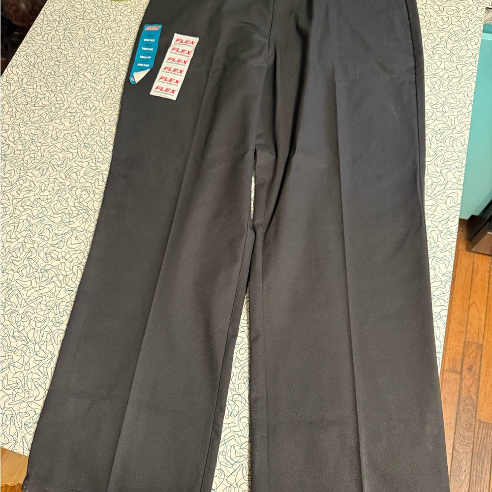 Dickies Men's Black Flex Dress Pants